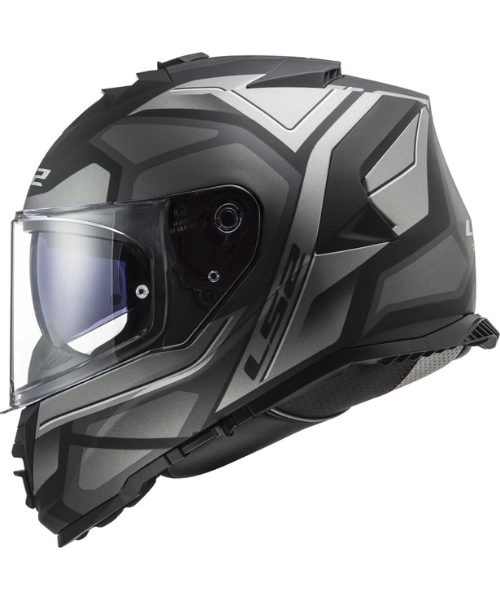 LS2 FF800 Storm II Faster Matt Titanium Full Face Helmet