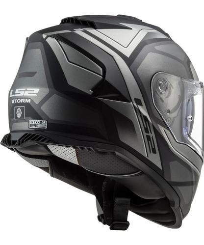 LS2 FF800 Storm II Faster Matt Titanium Full Face Helmet