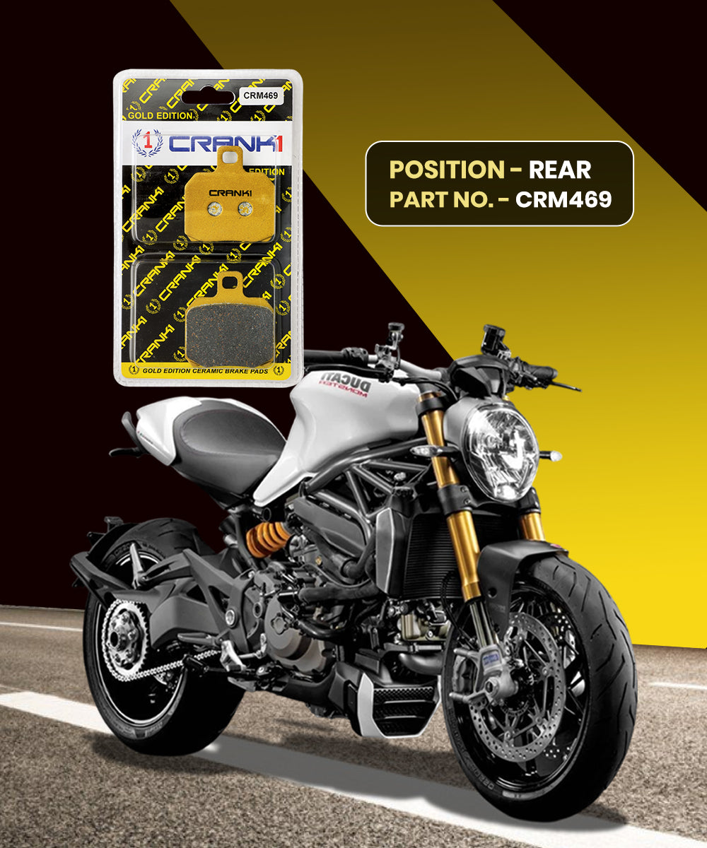 Crank1 Ceramic Brake Pads for Ducati Monster 1200