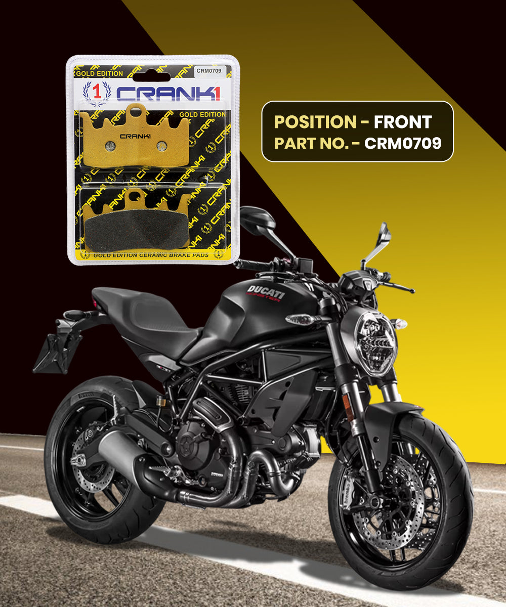 Crank1 Ceramic Brake Pads for Ducati Monster 797
