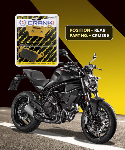 Crank1 Ceramic Brake Pads for Ducati Monster 797