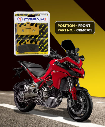 Crank1 Ceramic Brake Pads for Ducati Multistada 1200