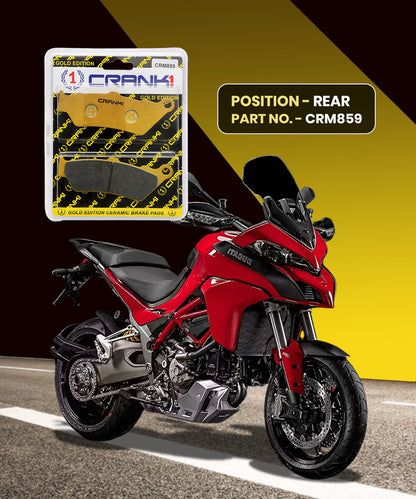 Crank1 Ceramic Brake Pads for Ducati Multistada 1200