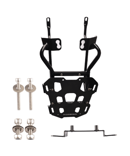 Mad Over Bikes Top Rack with Back Rest & Plate for Dominar (2019 - 2023)