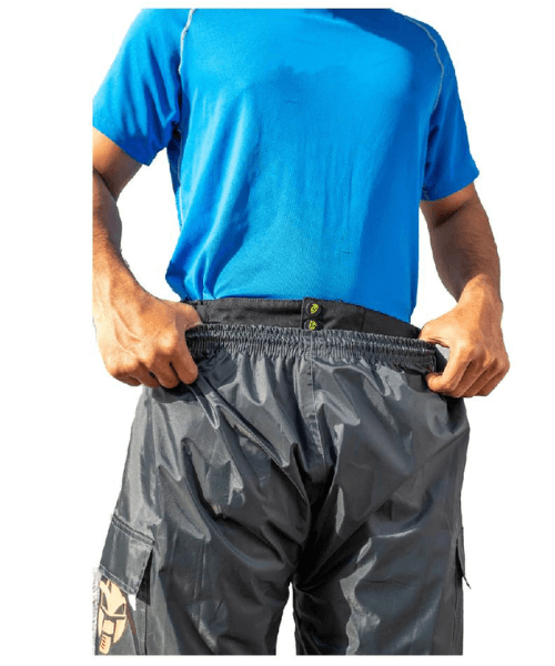 MotoTech Hurricane Rain Overtrousers - Waterproof Pants - Dark Grey