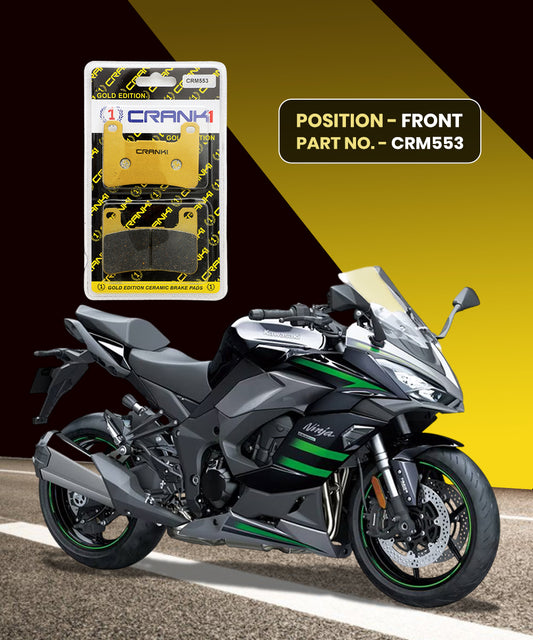 Crank1 Ceramic Brake Pads for Kawasaki Ninja 1000