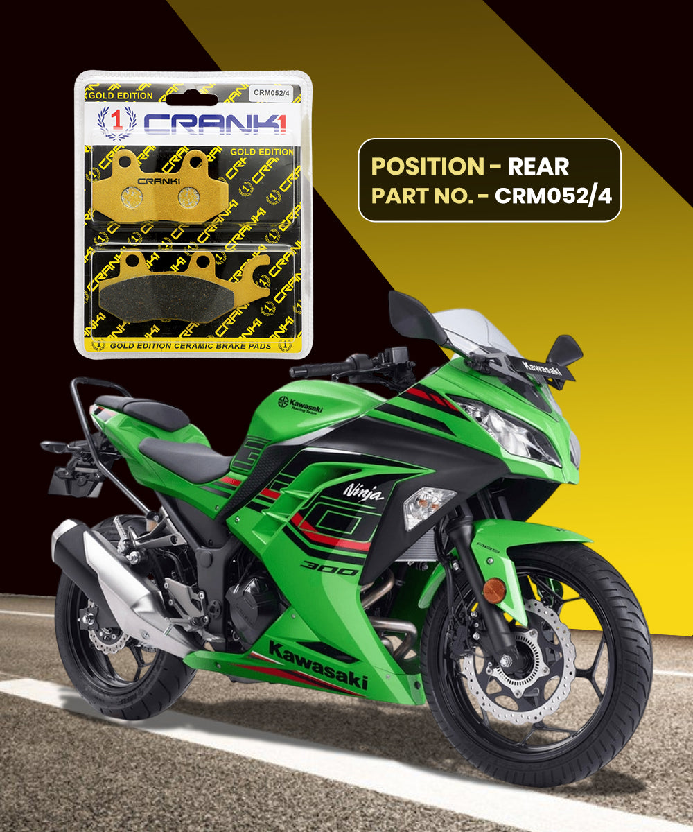 Crank1 Ceramic Brake Pads for Kawasaki Ninja 300