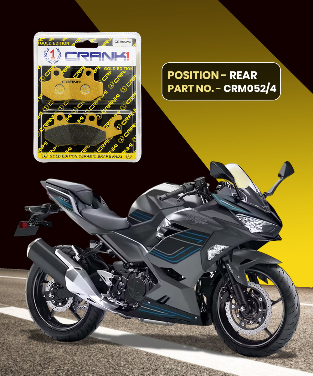 Crank1 Ceramic Brake Pads for Kawasaki Ninja 400