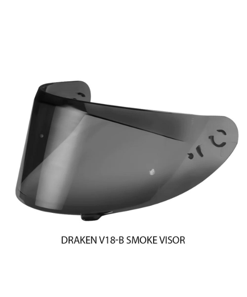 Axxis V-18B Max Vision Pinlock Ready Visor - Smoke