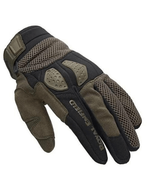 Royal Enfield Trailblazer Riding Gloves - Moss Green