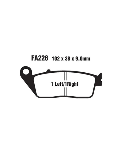 EBC Brake Pads - Double H Sintered Front Brakes - FA226HH