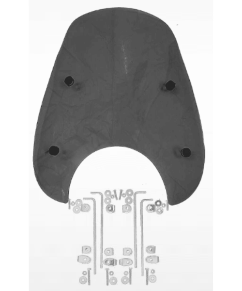 VisorBros Cruiser Touring Usiversal Windscreen - Dark Smoke