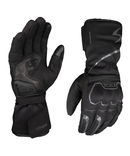 Scala Typhoon Riding Gloves - Black