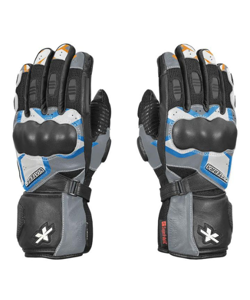 Viaterra Kruger Motorcycle Riding Gloves - Sky Blue