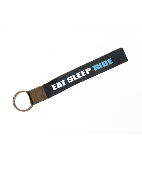 Fast Bend Eat Sleep Ride 30 Keychain - Blue