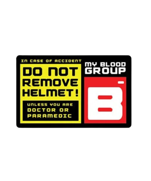 B- Blood Group Sticker