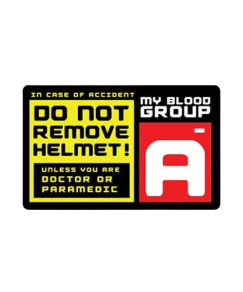 A- Blood Group Sticker