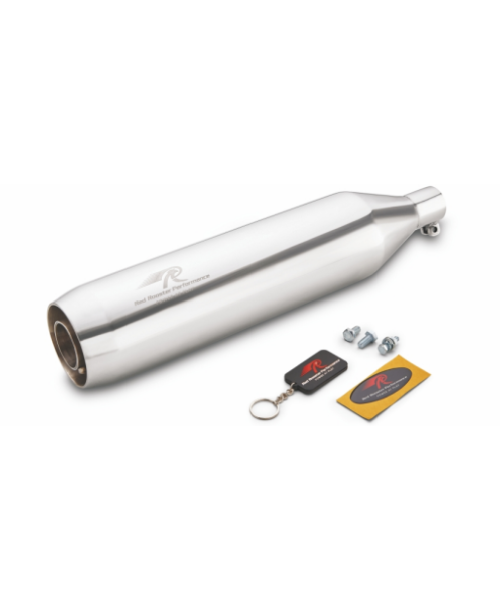 Red Rooster Performance Polestar Exhaust For Royal Enfield Classic Reborn 350 / Meteor 350 - Polish