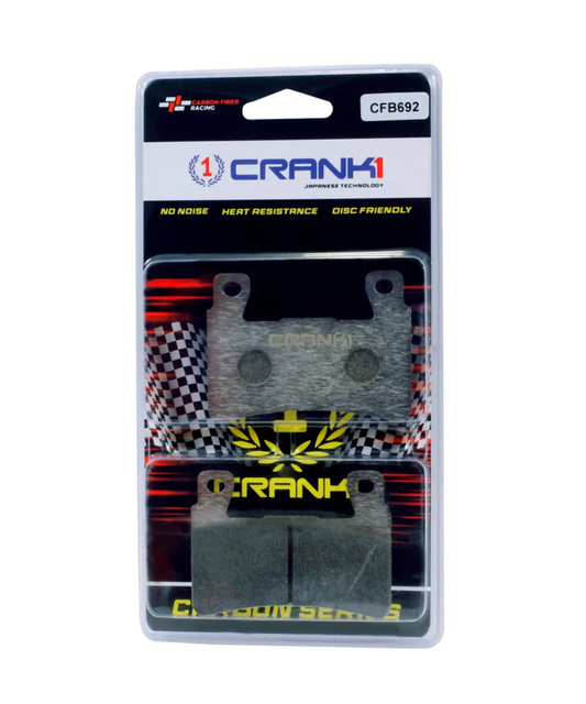 Crank1 Carbon Brake Pads for Kawasaki Ninja ZX6R