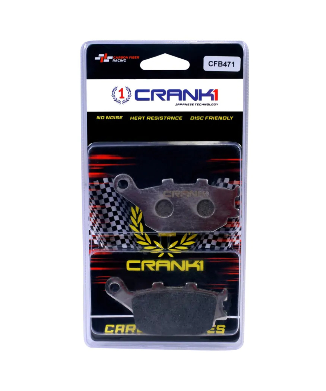 Crank1 Carbon Brake Pads for Kawasaki Versys 1000