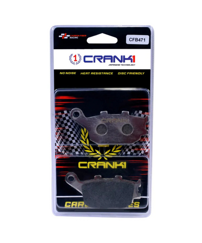 Crank1 Carbon Brake Pads for Kawasaki Versys 1000