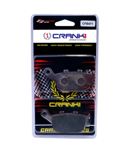 Crank1 Carbon Brake Pads for Kawasaki Vulcan S