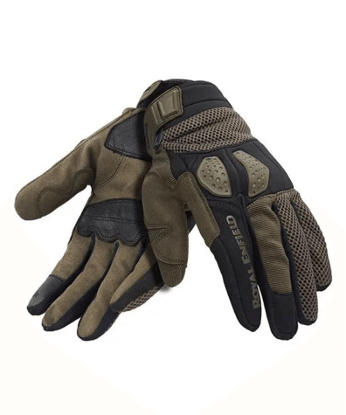 Royal Enfield Trailblazer Riding Gloves - Moss Green