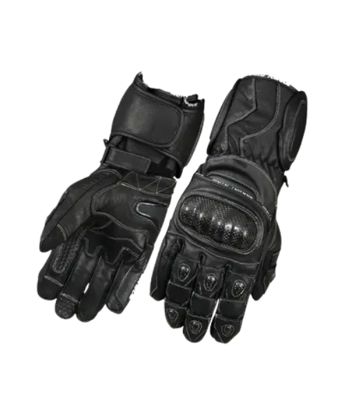 Moto Torque Superior Pro Riding Gloves - Knight Black - Moto Torque