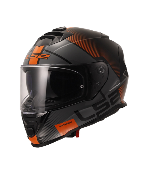 LS2 FF800 Storm II Epic Helmet - Black Orange