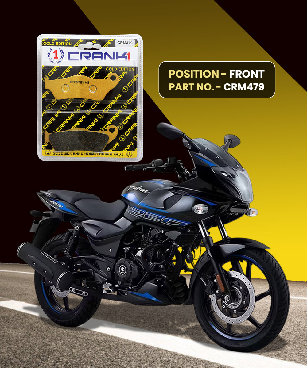 Crank1 Ceramic Brake Pads for Bajaj Pulsar 200-220