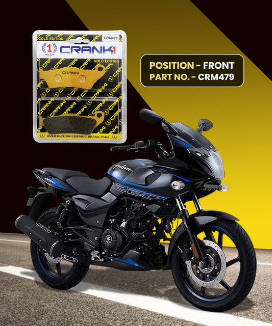 Crank1 Ceramic Brake Pads for Bajaj Pulsar 200-220