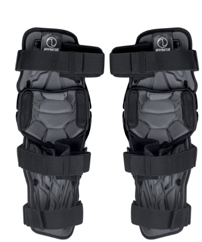 Rynox Bastion Bionic Knee Guards - Black Red