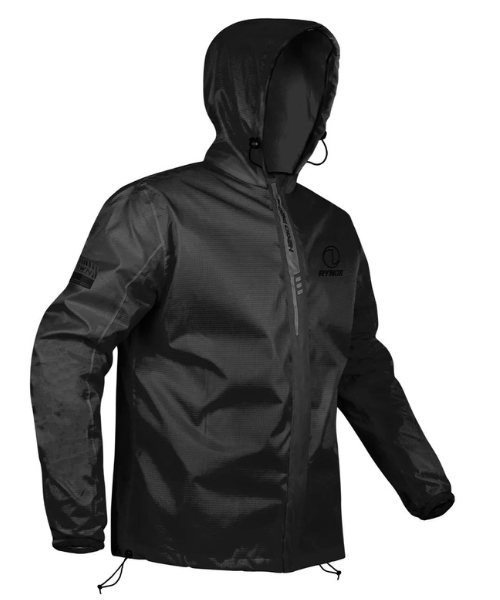 Rynox H2GO Pro 3 Rain Jacket - Black