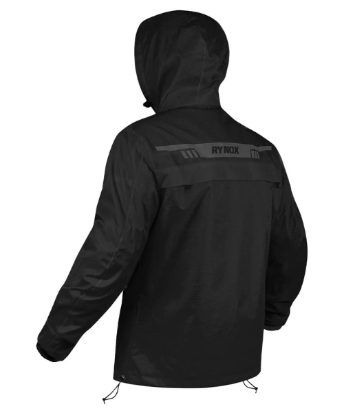 Rynox H2GO Pro 3 Rain Jacket - Black