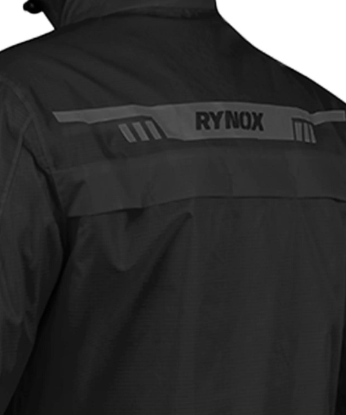 Rynox H2GO Pro 3 Rain Jacket - Black