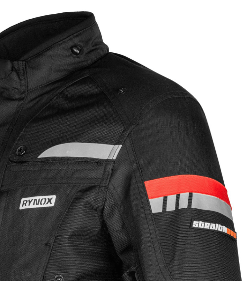 Rynox Stealth Evo v3 L2 Riding Jacket - Black