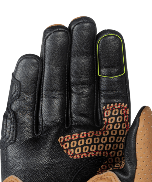 Rynox Storm Evo 2 Riding Gloves - Sand Brown Black