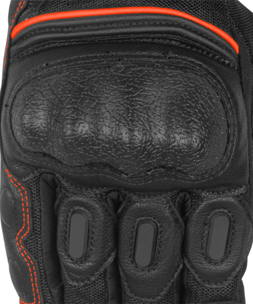 Rynox Tornado Pro 3 Riding Gloves - Black Orange
