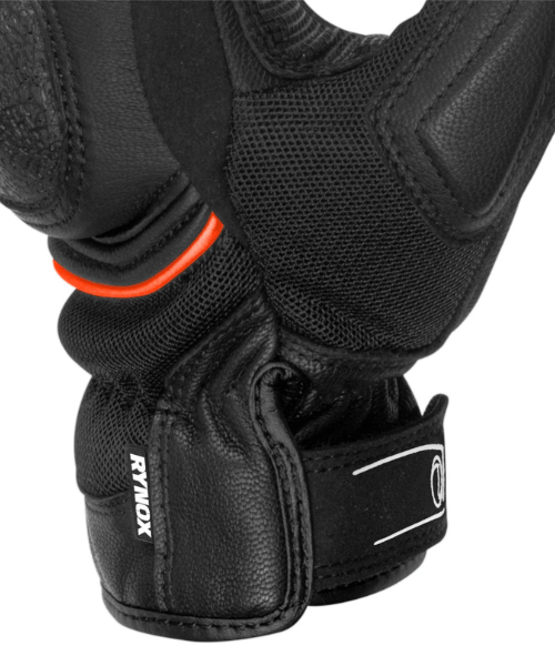 Rynox Tornado Pro 3 Riding Gloves - Black Orange