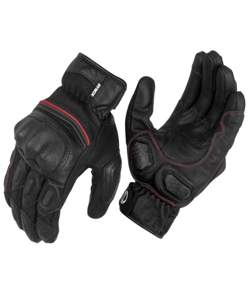 Rynox Tornado Pro 3 Riding Gloves - Black Red