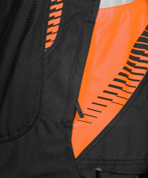 Rynox Tornado Pro 4 Riding Jacket - Black Orange