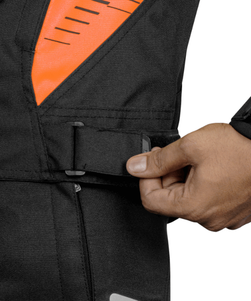 Rynox Tornado Pro 4 Riding Jacket - Black Orange