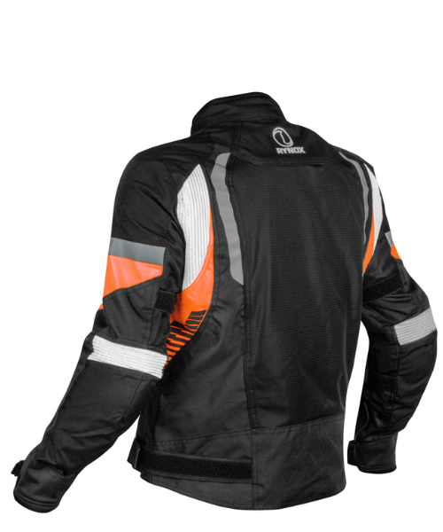 Rynox Tornado Pro 4 Riding Jacket - Black Orange