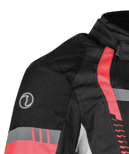 Rynox Tornado Pro 4 Riding Jacket - Black Red