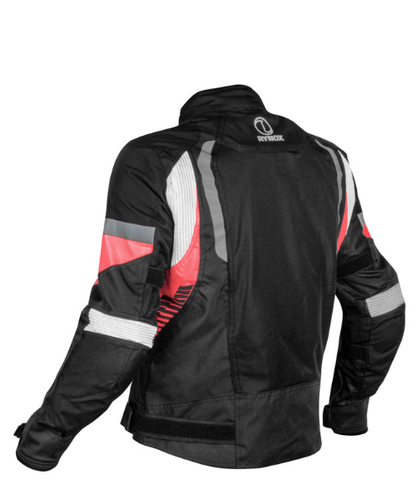 Rynox Tornado Pro 4 Riding Jacket - Black Red