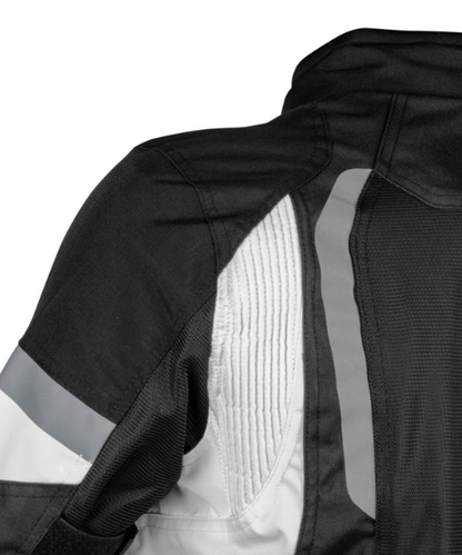 Rynox Tornado Pro 4 Riding Jacket - Black White