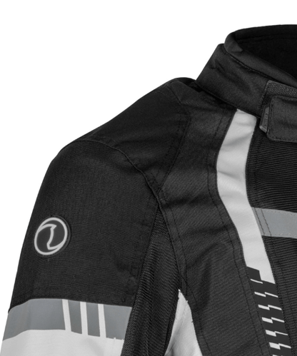 Rynox Tornado Pro 4 Riding Jacket - Black White