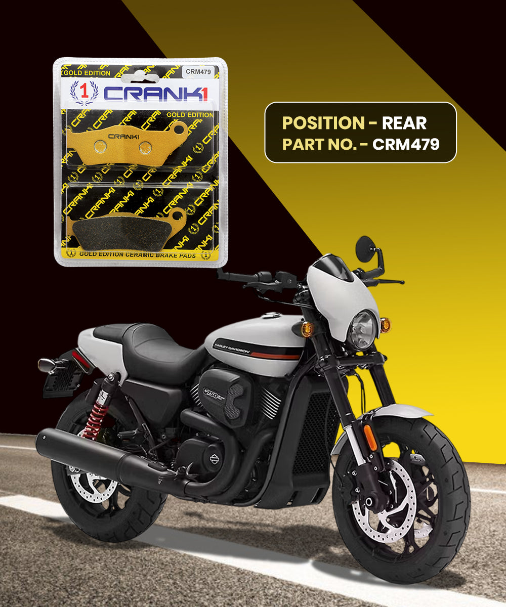 Crank1 Ceramic Brake Pads for Harley Davidson Street 750 / Street Rod