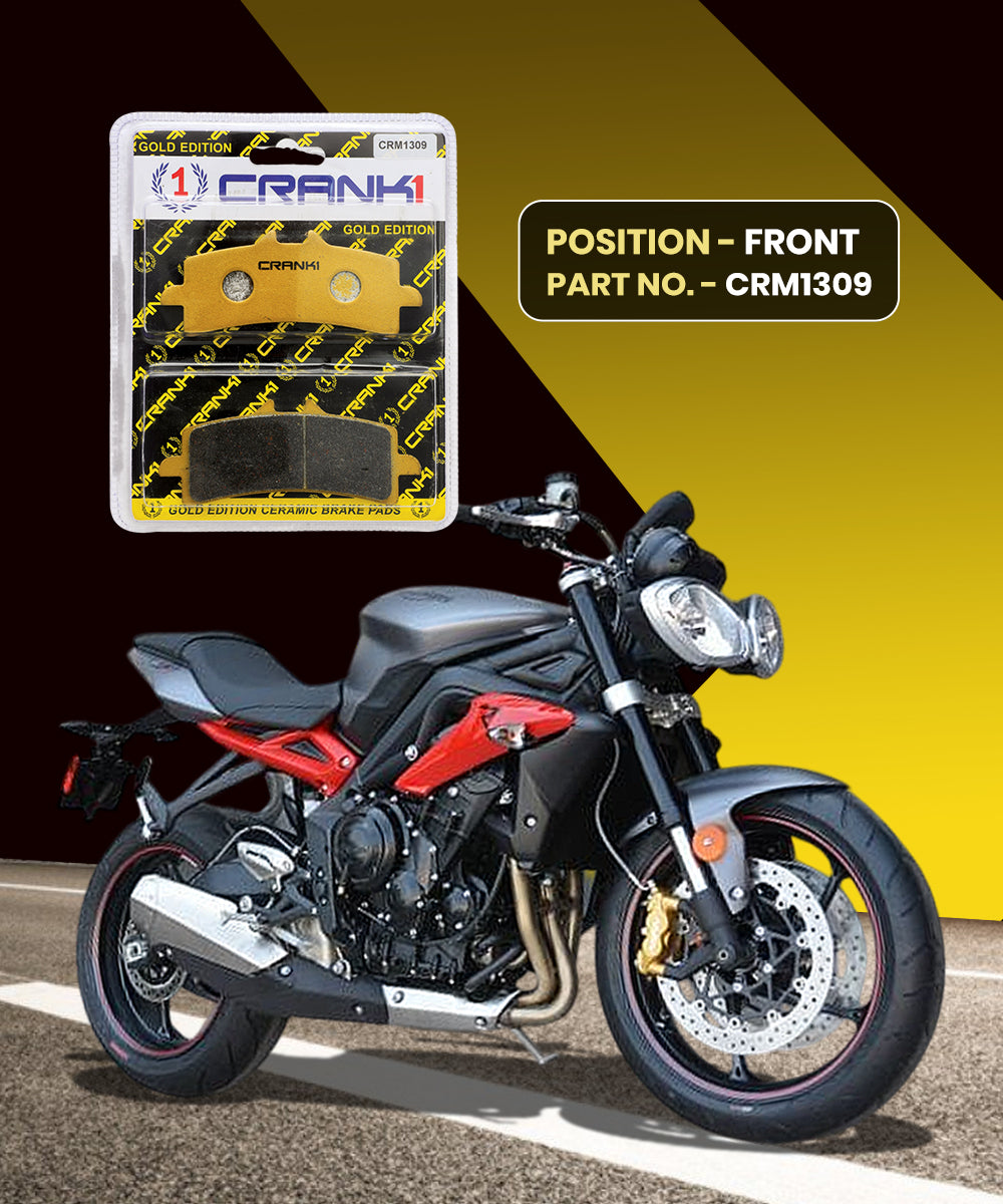 Crank1 Ceramic Brake Pads for Triumph Street Triple 675 R