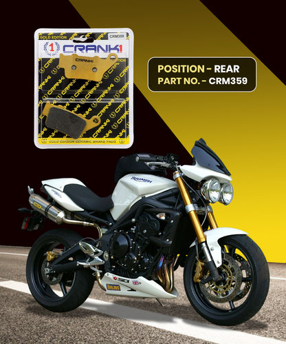 Crank1 Ceramic Brake Pads for Triumph Street Triple 675